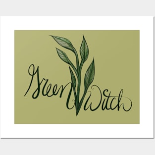 Green Witch Sproutling Magic Posters and Art